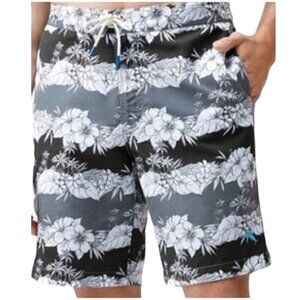 Tommy Bahama Mens Hawaiian Floral Board Shorts Swim Trunks Size L Tropical Beach